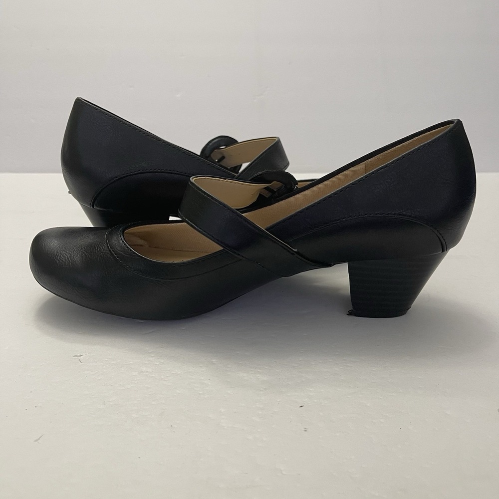 Lifestride Soft System Rozz Mary Jane Pump Black Womens 9.5 W‎ Academia Career - Picture 7 of 10